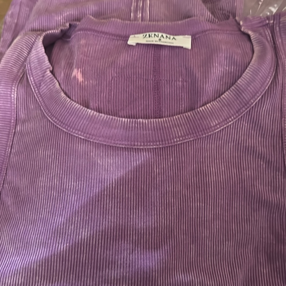 Zenana Ribbed Tank Top - Picture 4 of 5